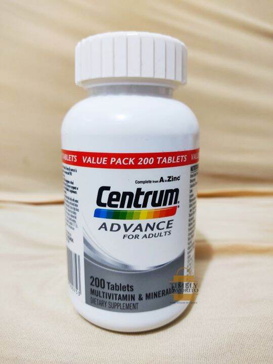 Centrum Advance Multivitamins for Adults, 200 Tablets Lazada PH