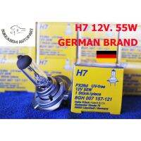 ( Pro+++ ) GERMAN BRAND หลอดไฟหน้า ไฟตัดหมอก HELLA H7 12V. 55W. คุ้มค่า ไฟ หน้า led ไฟ หน้า รถยนต์ ไฟ หน้า โปรเจคเตอร์ ไฟ หรี่