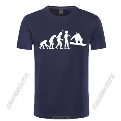 Fashion Snowboarding Evolution T-Shirt August New Snowboardinger T Shirt Men Chic Crew Neck Tshirt Unisex Hip Hop