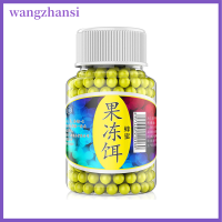 ขวด Wangzhansi 65G เหยื่อตกปลาแบบเม็ดตกปลาคาร์พนมข้าวโพดรสหวานลูกปัดอาหารบอล