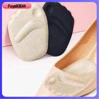 FUYE83644รองเท้าฟองน้ำส้นสูงนุ่มป้องกันเท้า Aksesoris Sepatu 1คู่พื้นในแผ่นรองเท้าหน้า