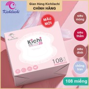 Miếng Lót Thấm Sữa Kichilachi Hộp 108 Miếng Dán Thấm Sữa Siêu Mỏng