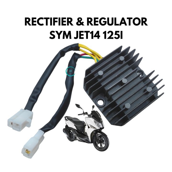 TAIWAN MADE !!!! RECTIFIER REGULATOR SYM JET 14 125 JET14 125 SYM JET ...