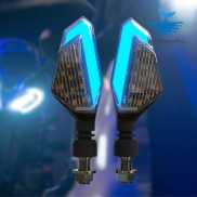 2pcs Indicator Blinker Lamp Super Bright Turn Signals Motorcycle LED