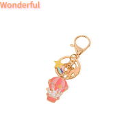 ?【Lowest price】Wonderful พวงกุญแจดอกไม้สีชมพูการ์ตูนกระเป๋ากระต่ายกระต่ายน่ารักพวงกุญแจป้องกันการสูญหายของเด็กผู้หญิงเครื่องประดับแฟชั่นสำหรับเพื่อน