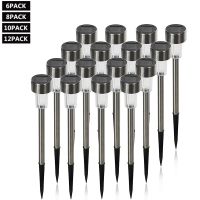 ✵ஐ∋ 10Pack Lawn Lamp Solar Powered Garden Light Outdoor Decoration LED Lighting Waterproof for Yard Path Party Street Landscape