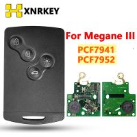 XNRKEY Art Key สำหรับ Renault Megane III Scenic 2009 - 2014 433Mhz PCF7952/Pcf7941chip พร้อมใบมีด