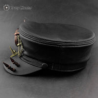 Men S Vintage Spike Steampunk Gear Goggle Leather Hat หมวกแท้วินเทจ #21