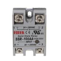 [ขายดี] 24V-380V SSR-100AA 100A AC-AC Solid State Relayโมดูลตัวควบคุมอุณหภูมิ