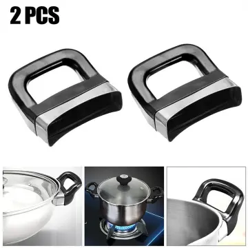 Short Side Handle Grip Replacement Pot Handles with Screw Universal  Pressure Pan Cooker Ear for Kitchen Cooker Steamer Sauce Pot
