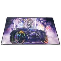 2mm No Stitched Edges Yu-Gi-Oh I:P Masquerena Foil Holographic Shinny Holo Playmat Collection Game Mat