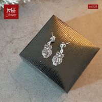 MT ต่างหูเงินแท้  รูปนกฮูก แบบก้านเสียบ ติดหู Solid 925 Sterling Silver Earrings (se338) MT Jewelry มณีธารา