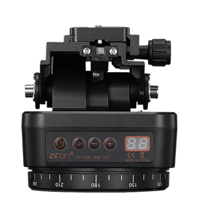 ZIFON YT1000 Auto Motorized Pan Tilt Tripod PTZ Remote Control