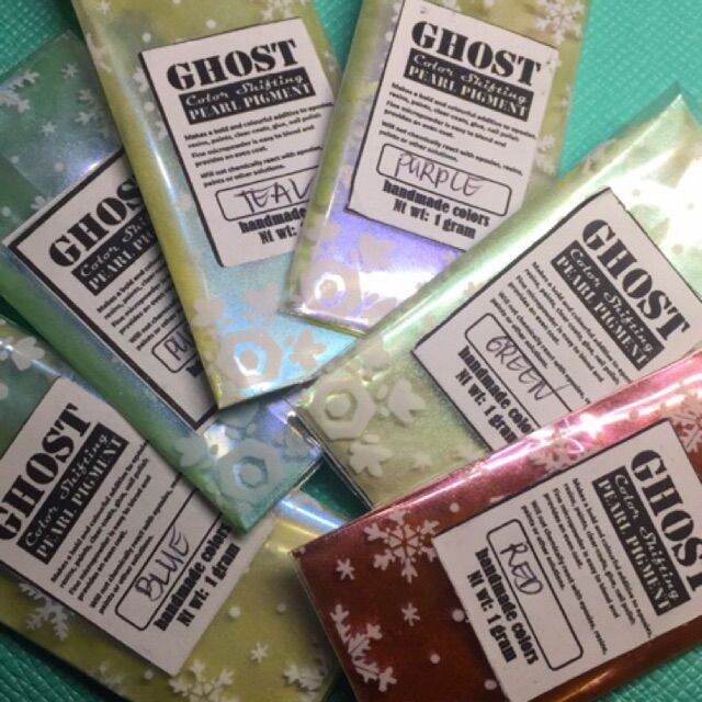 ☉Chameleon Ghost color shift pigments resin epoxy paints and DIY craft