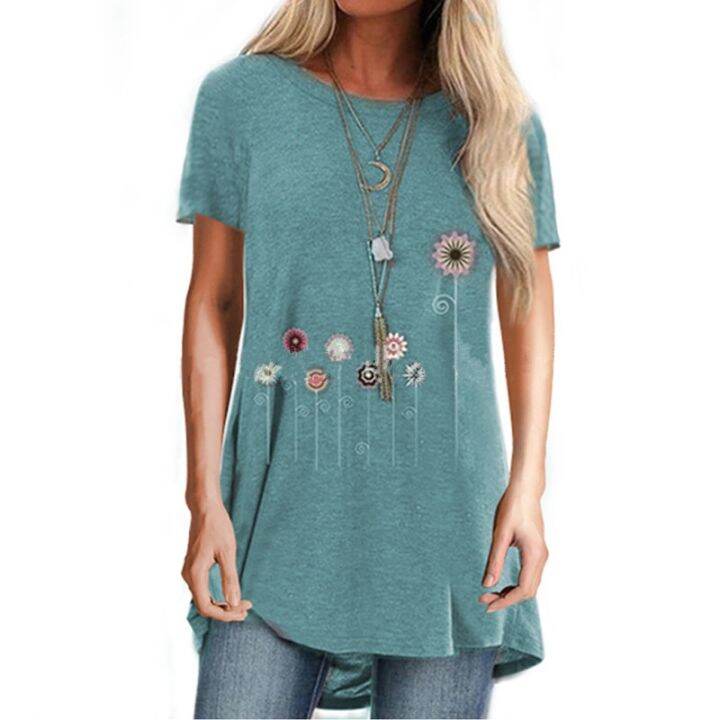 floral-print-cotton-t-shirt-short-sleeve-women-casual-tees-top-loose-o-neck-t-shirts-femme-2021-female-tops-womens-clothing