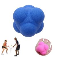 Hexagonal Reaction Ball ซิลิโคน Agility การประสานงาน Reflex Exercise Sports Fitness Training Ball