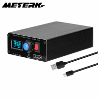 Meterk ATU-100-0A 1.8-55MHz มินิจูนเนอร์เสาอากาศอัตโนมัติ0.91นิ้วจอแสดงผล OLED อลูมิเนียมอัลลอยด์ Outcase แบตเตอรี่ With1800MAh