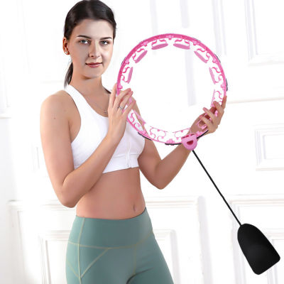 2022ใหม่ Slimming Hoop ปรับ Weighted Hoola Hoop ที่ถอดออกได้ฟิตเนส Hoop Hoola Hoop ฟิตเนสผู้หญิง Hoops ลดน้ำหนัก