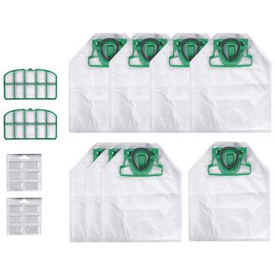 For VK200 FP200 Parts for Vorwerk Kobold Vacuum Cleaner Bag Replacement Filter 8 VK200 Bags+2 HEPA Filters+12 Fragrances