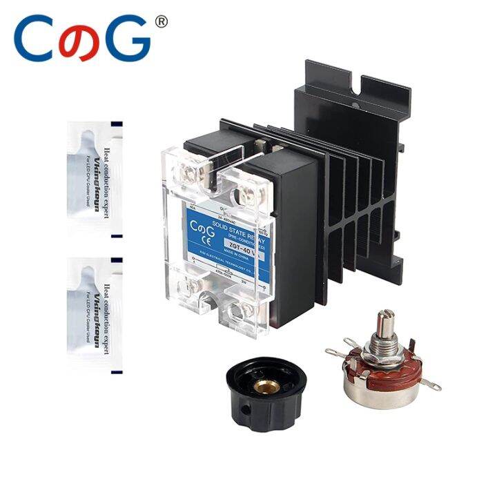 【Taiyong Electric】 CG SSR-40VA 24-480VAC 40A Single Phase Solid State ...