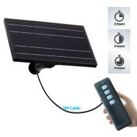 8W Waterproof Solar Panel USB TpyeC 5V 12V Powered Built-in 18650 Battery Outdoor Remote Control Solar Charged Camera 4G Router