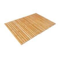 Bamboo Shower Bath Floor Mat Non Slip Spa Toilet Bathtub Mats Outside Inside Accessories Use for Bathroom and Kitchen Sauna