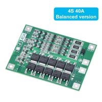 4S 40A สมดุล4S 40A บาลานซ์ 】ที่ชาร์จแบตเตอรี่ลิเธียม Li-Ion 60A 40A = 3S 4S แผ่นป้องกัน18650 BMS สำหรับมอเตอร์เจาะ11.1V 12.6V/14.8V 16.8V เพิ่มความสมดุล