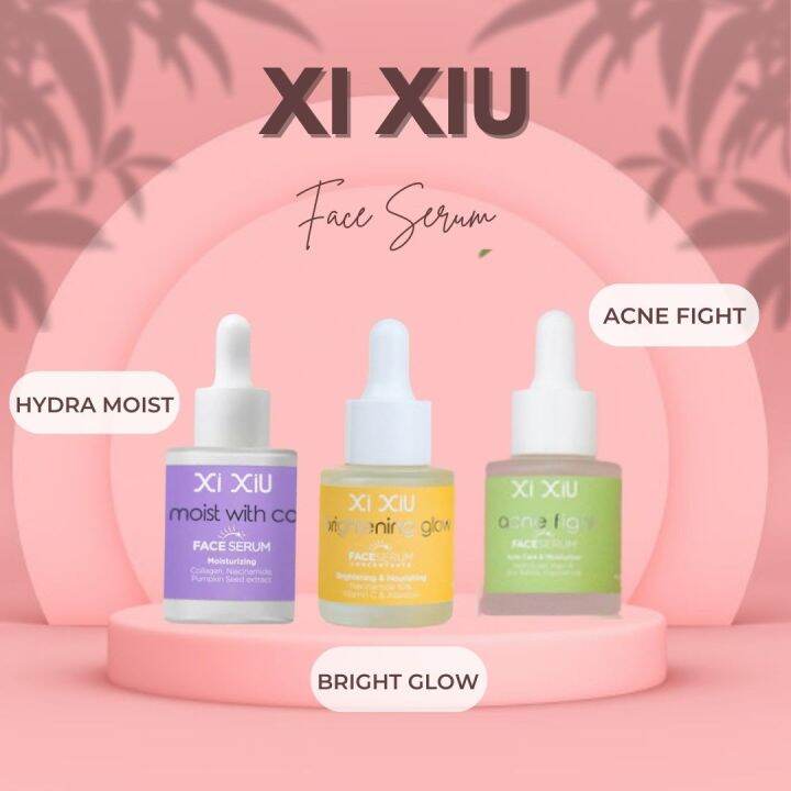 Xi Xiu Face serum 20ml Hydra moist Bright glow Concentrate acne