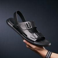 【CW】 Leather Mens Sandals