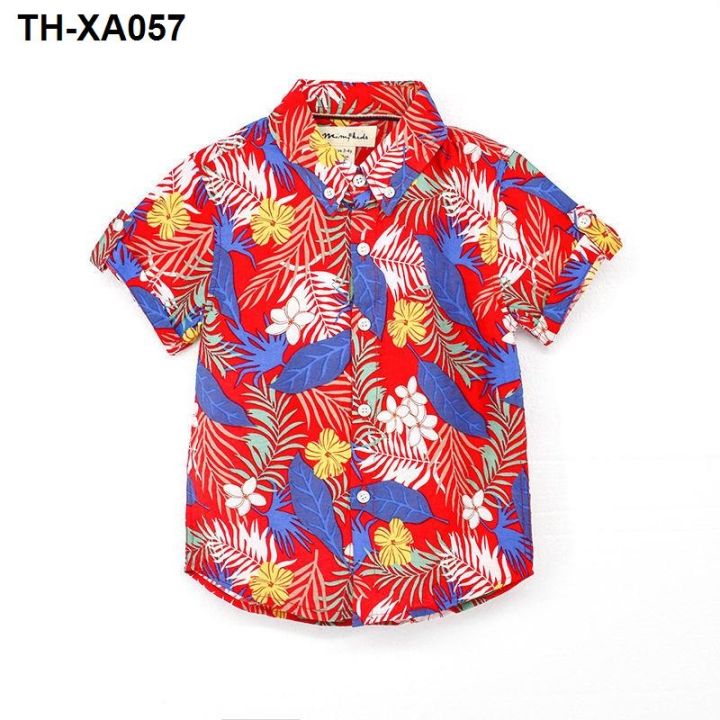 boys-shirts-2022-new-medium-and-large-childrens-kong-style-flower-retro-beach-island-vacation-suit