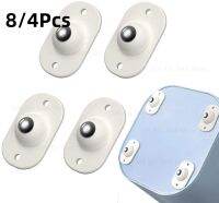 8pcs Furniture Casters Wheels Self Adhesive 360° Rotation Bins Storage Box Mute Pulley Home Strong Load-bearing Universal Wheel