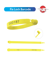 Falcon ซีล Fix Lock Barcode ขนาด 8 นิ้ว ซีลล็อครถบรรทุก ซีลล็อคตู้ขนส่ง พร้อม running number 100 ชิ้น