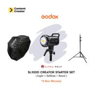 Godox SL100D Studio Light Set ชุดไฟสตูดิโอครบเซ็ต ประกอบด้วย Godox SL100D + Softbox + 2.8m Light Stand สำหรับคอนเทนต์ครีเอเตอร์ ประกันศูนย์ไทย 3 ปี