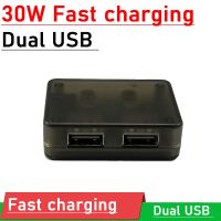 30W ชาร์จเร็วโมดูล DC 12V 15V 19V 24V เป็น USB คู่ Huawei QC3.0สเก็ตบอร์ดกลางแจ้งแบบเร็วที่ชาร์จแบตในรถอย่างรวดเร็ว