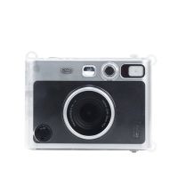 Transparent Crystal Camera Protective Case For Polaroid Mini Evo PVC Waterproof Scratch Proof Storage Cover Shell With Belt Rope Camera Cases Covers a