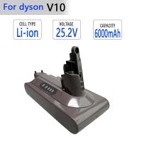 Battery Replacement For Dyson V10 25.2V 6000mAh/8000mAh Handheld Vacuum Battery V10 Power Pack （สต็อกสำเร็จรูป） agapi