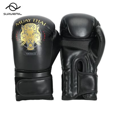 มวยเตะเหมาะสำหรับถุงมือผู้ชายผู้หญิงเด็ก PU คาราเต้มวยไทยเหมาะสำหรับถุงมือเสือดำถุงมือต่อยมวยไทยกล่องบ็อกเซอร์ฟรีอุปกรณ์การฝึกอบรม MMA Sanda