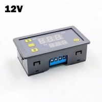 โมดูลควบคุมเวลาแบบดิจิทัล Dc 12V 24V 110V 220V โมดูลหน่วงเวลาวงจรจับเวลาพร้อมจอแสดงผล Led