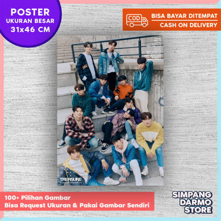 Poster Treasure KPOP Terbaru Ukuran A4 / A3 Besar Kecil Hires Bisa ...