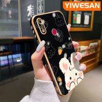 YIWESAN เคสสำหรับ Realme 3 Pro 3i X Lite เคสดีไซน์ใหม่กระต่ายน่ารักเคสโทรศัพท์ขอบเคสซิลิโคนแบบนุ่มคลุมทั้งหมดเลนส์กล้องถ่ายรูปเคสป้องกันทนแรงกระแทก