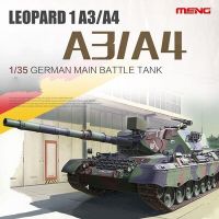 Meng TS-007เสือดาว A4 1 A3/รถถังประจัญบานหลักเยอรมันชุดก่อสร้างโมเดลรถถังชุดสะสมชุดประกอบโมเดลพลาสติก