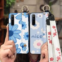 Fashion Design Wrist Strap Phone Case For OPPO Realme 6/6S/Realme Narzo/Realme6i Wristband Back Cover Shockproof Soft