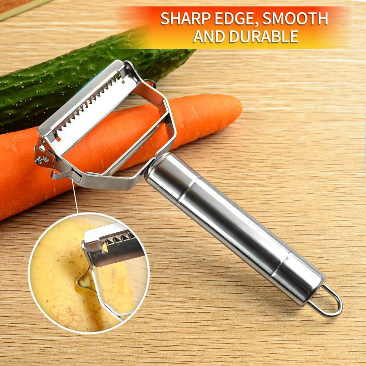 Stainless Steel Peeler Vegetable Peeler Cutter Multi-function Fruit Potato  Carrot Cucumber Grater Julienne Peeler Kitchen Tools