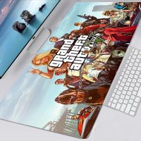 Grand Theft Auto GTA XXL Tappetino Mouse แผ่นรองเมาส์ขนาดใหญ่สำหรับนักเล่นเกม Kawaii Mouse Pad อุปกรณ์เสริมสำหรับเกม XL Mouse Pad Alfombrilla Raton