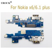 Nokia X6/ 6.1 Plus Ta-1099/1103 Type-C Usb ชาร์จพอร์ตขั้วต่อเสาอากาศแท่นชาร์จแผงวงจร Mic Flex Cable พร้อม Ic