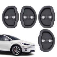 Car Door Damping Pad Door Closing Anti-Shock Protection 4Pcs Model 3/Y Car Trunk Sound Insulation Pad Shockproof Thickening outgoing