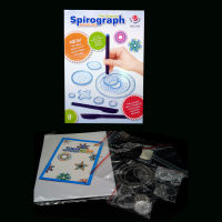 Spirograph Drawing toys set 20 Accessories Creative Draw Spiral Design Interlocking Gears &amp; Wheels,Creative Drawing For children