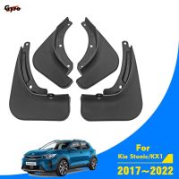 JHTJHNDTGFJHND สำหรับ Kia Stonic KX1 2017 ~ 2022รถ Mud Flaps Mudflaps Mudguards Fenders Tuning Splash Duraflap Protector อุปกรณ์เสริมล้อ2021