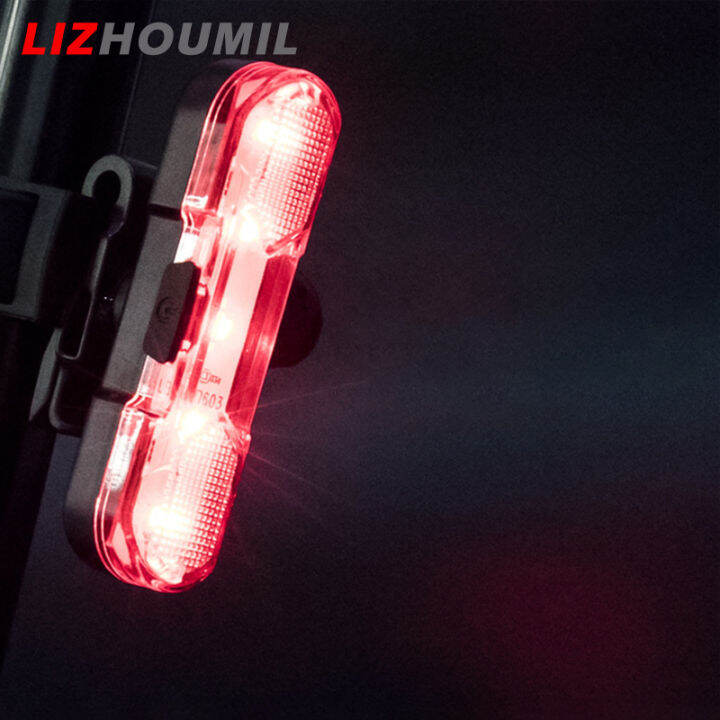 lizhoumil-ไฟท้ายจักรยานกันน้ำแบบชาร์จ-usb-การหมุน360องศา4โหมดแสงจักรยานเสือภูเขาสำหรับการขี่กลางคืน