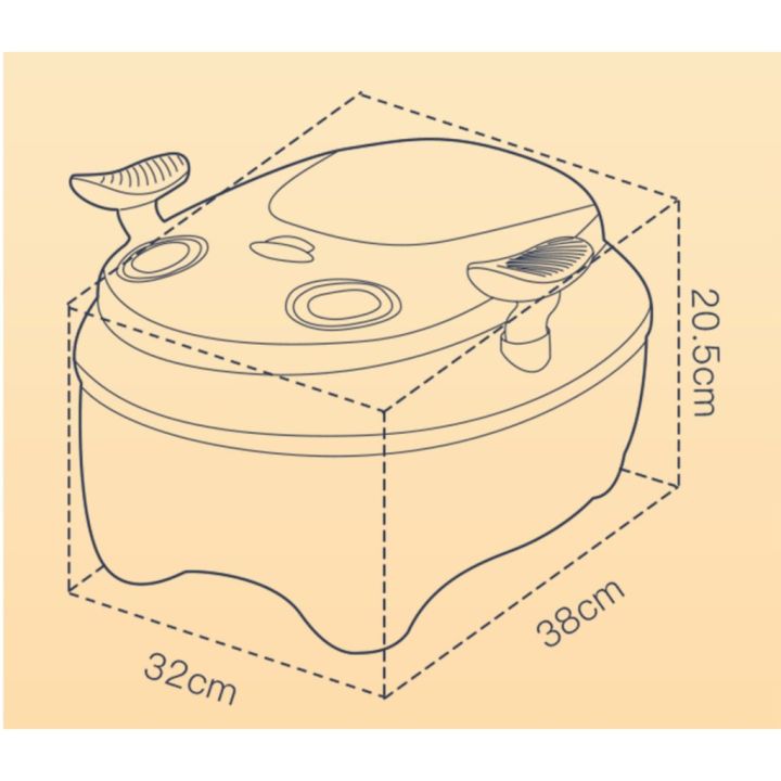 ลดกระหน่ำ-ถูกที่สุด-รุ่นใหม่-เบาะนุ่มพิเศษ-กระโถนเด็กพี่วัว-แถมฟรี-แปรงขัด-ที่ฝึกขับถ่าย-กระโถนเด็ก-ทำความสะอาดง่